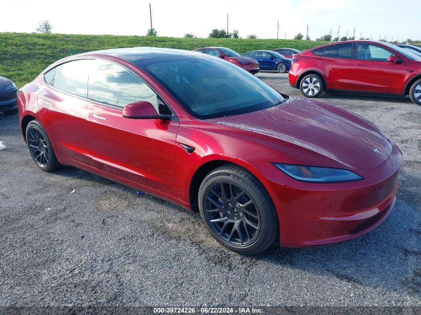 2024 TESLA MODEL 3 - 5YJ3E1EB8RF771352