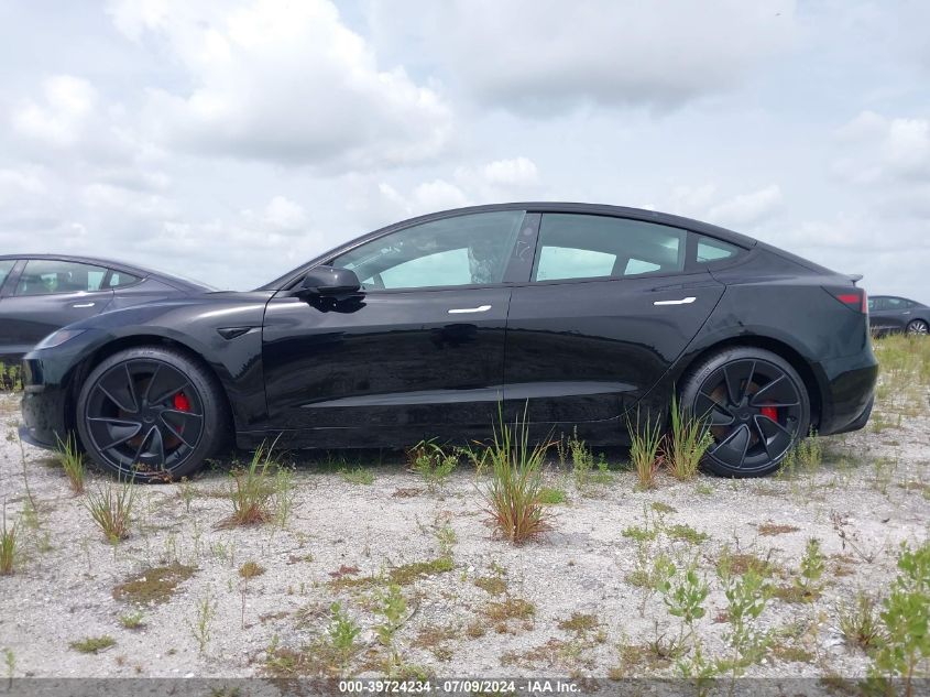 2024 Tesla Model 3 VIN: 5YJ3E1ET1RF785733 Lot: 39724234