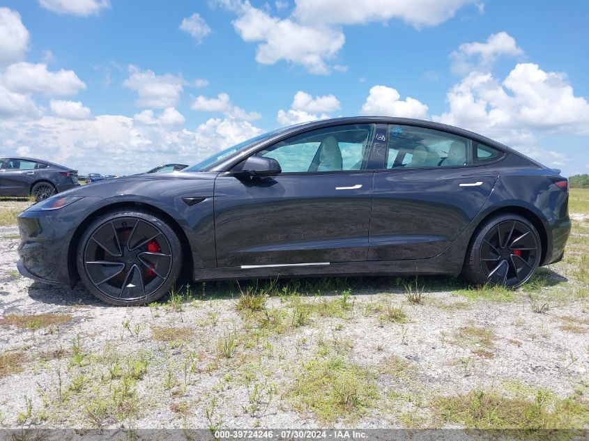 2024 Tesla Model 3 VIN: 5YJ3E1ET6RF785579 Lot: 39724246