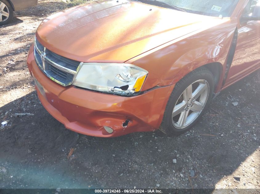 2008 Dodge Avenger Sxt VIN: 1B3LC56R48N200399 Lot: 39724245