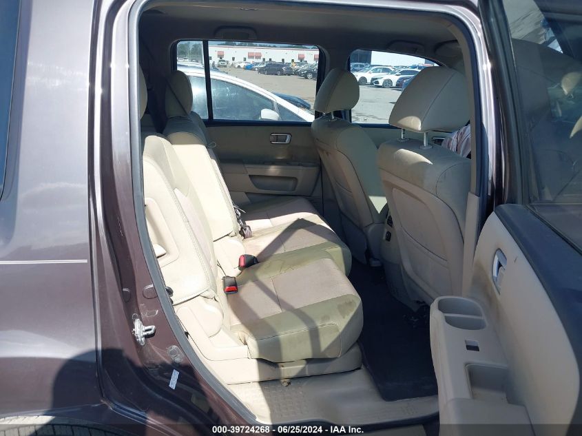 2012 Honda Pilot Ex VIN: 5FNYF3H48CB019329 Lot: 39724268