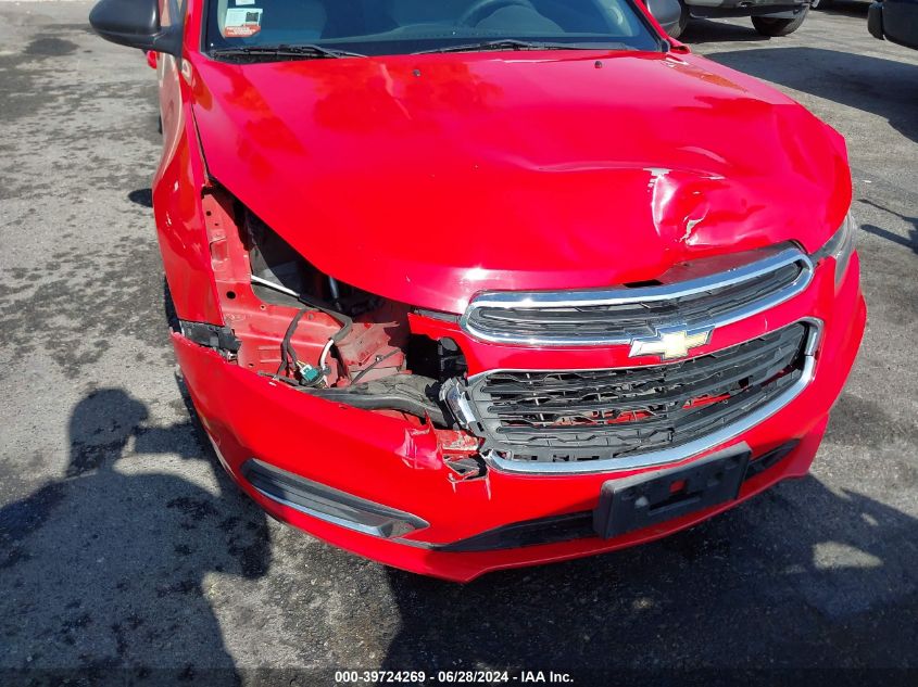 2015 Chevrolet Cruze Ls Auto VIN: 1G1PA5SGXF7290887 Lot: 39724269