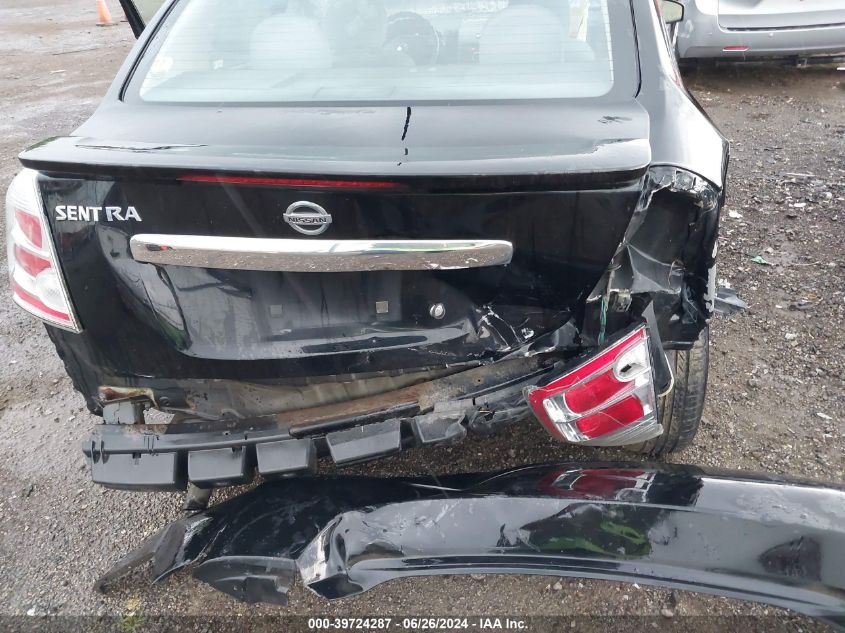 2011 Nissan Sentra 2.0 VIN: 3N1AB6AP1BL653863 Lot: 39724287