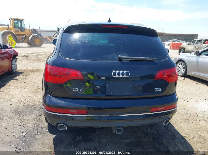 2013 Audi Q7 3.0 Tdi Premium VIN: WA1LMAFE8DD003862 Lot: 39724306