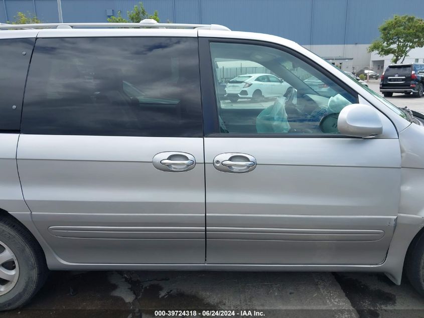 2004 Kia Sedona Ex/Lx VIN: KNDUP131246515057 Lot: 39724318