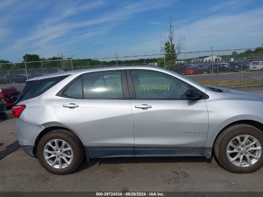 2020 Chevrolet Equinox Ls VIN: 3GNAXSEV2LS643602 Lot: 39724334