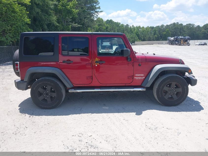 2011 Jeep Wrangler Unlimited Sport VIN: 1J4HA3H1XBL565415 Lot: 39724343