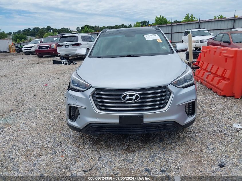 2017 Hyundai Santa Fe Limited Ultimate VIN: KM8SRDHF8HU212093 Lot: 39724358