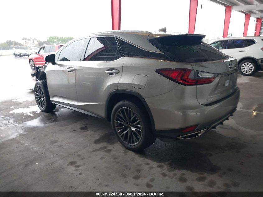 2021 Lexus Rx 350 F Sport Handling VIN: 2T2YZMDA0MC292176 Lot: 39724369