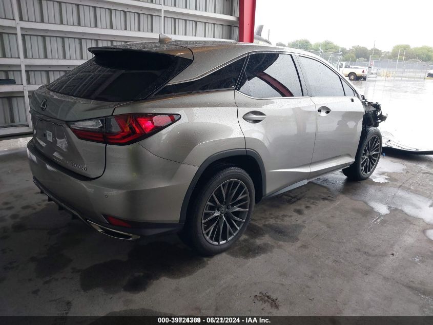 2021 Lexus Rx 350 F Sport Handling VIN: 2T2YZMDA0MC292176 Lot: 39724369