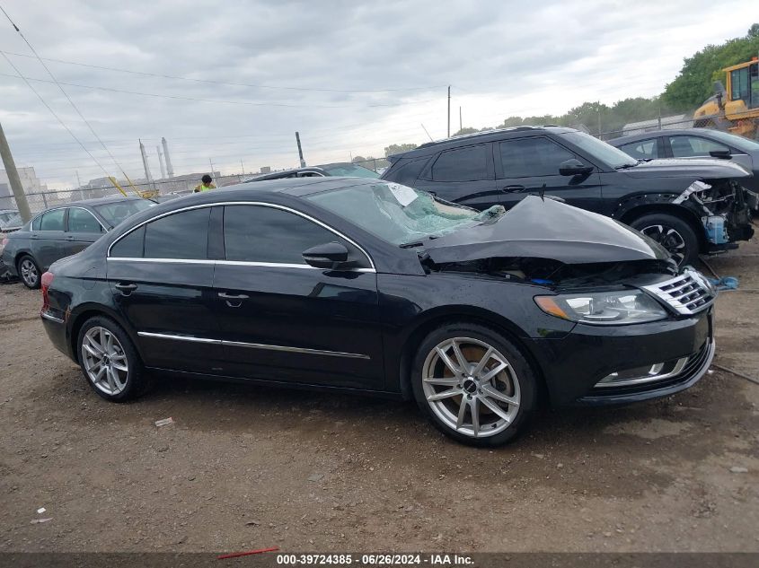 2013 Volkswagen Cc 3.6L Vr6 Executive VIN: WVWGU7AN8DE504861 Lot: 39724385