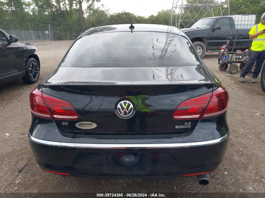 2013 Volkswagen Cc 3.6L Vr6 Executive VIN: WVWGU7AN8DE504861 Lot: 39724385