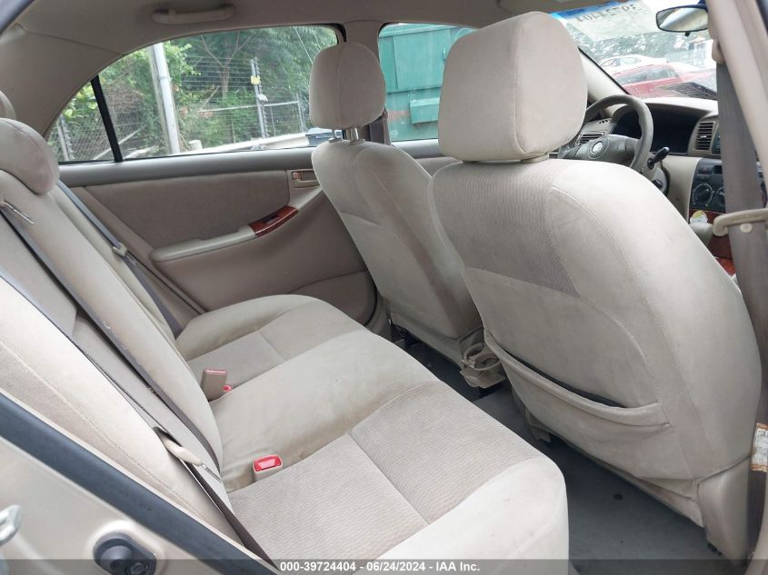 2008 Toyota Corolla Le VIN: 2T1BR32E88C930304 Lot: 39724404