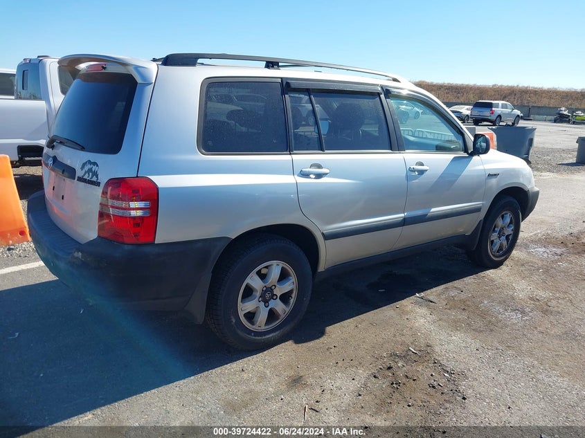 2001 Toyota Highlander V6 VIN: JTEHF21A110036345 Lot: 39724422