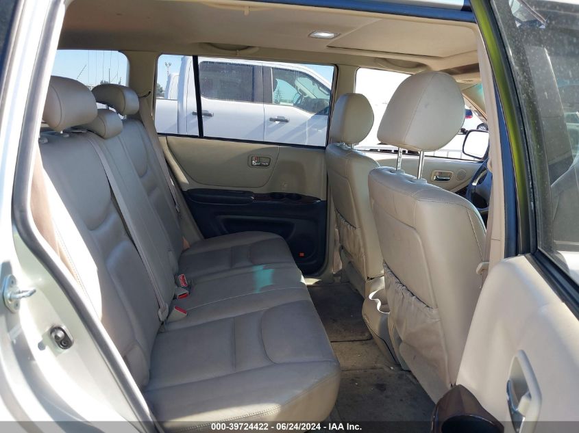 2001 Toyota Highlander V6 VIN: JTEHF21A110036345 Lot: 39724422