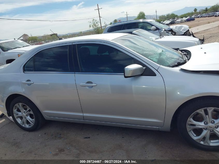 2012 Ford Fusion Se VIN: 3FAHP0HA3CR101846 Lot: 39724467