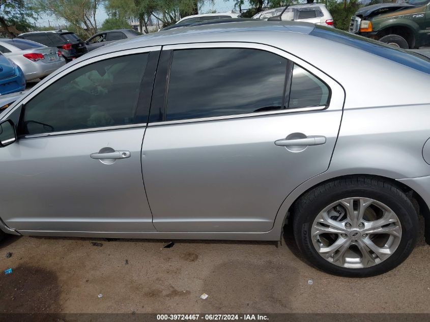 2012 Ford Fusion Se VIN: 3FAHP0HA3CR101846 Lot: 39724467