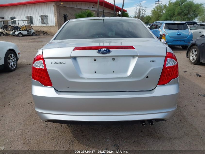 2012 Ford Fusion Se VIN: 3FAHP0HA3CR101846 Lot: 39724467