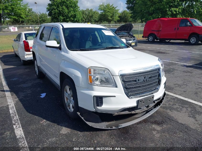 2016 GMC Terrain Sle VIN: 2GKFLSEK6G6252803 Lot: 39724486