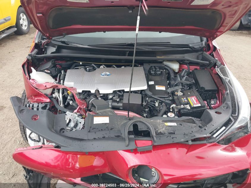 2018 Toyota Prius Two VIN: JTDKBRFU6J3589346 Lot: 39724503