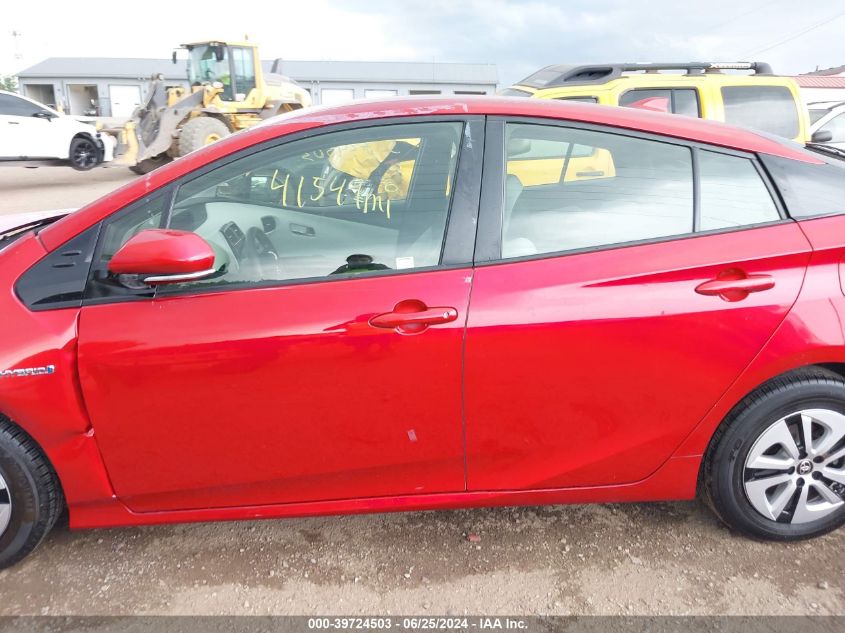 2018 Toyota Prius Two VIN: JTDKBRFU6J3589346 Lot: 39724503