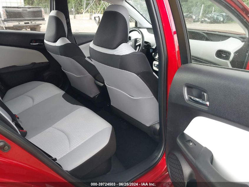 2018 Toyota Prius Two VIN: JTDKBRFU6J3589346 Lot: 39724503