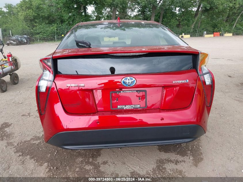 2018 Toyota Prius Two VIN: JTDKBRFU6J3589346 Lot: 39724503