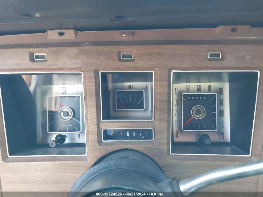 1973 Lincoln Mark Vi VIN: 3Y89A854924 Lot: 39724526