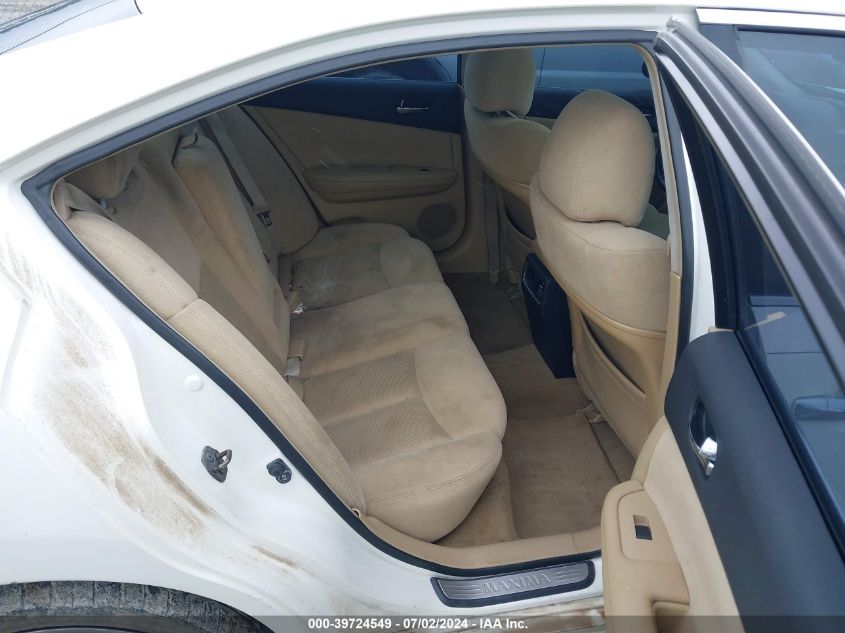 2010 Nissan Maxima 3.5 S VIN: 1N4AA5AP5AC865627 Lot: 39724549