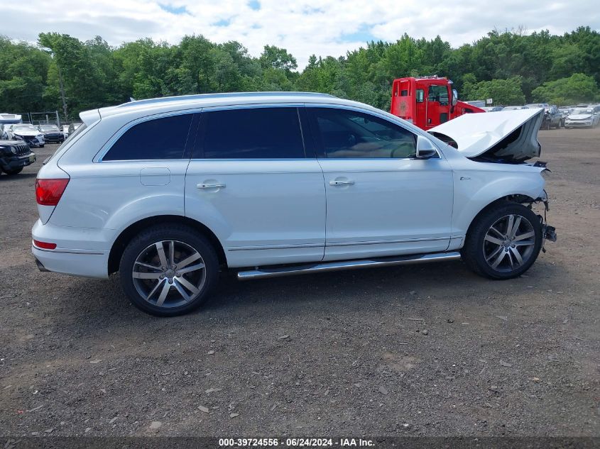 2014 Audi Q7 3.0T Premium VIN: WA1LGAFE4ED015287 Lot: 39724556