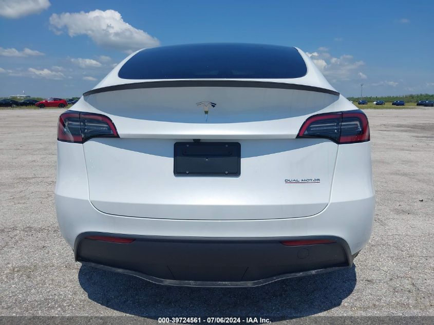 2024 Tesla Model Y Performance Dual Motor All-Wheel Drive VIN: 7SAYGDEF6RA278452 Lot: 39724561