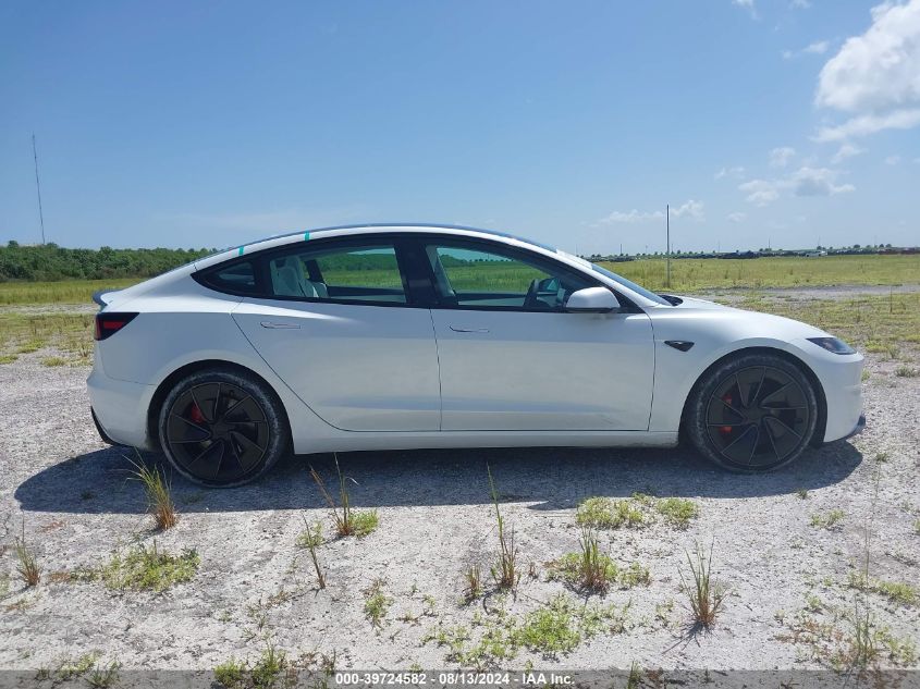 2024 Tesla Model 3 VIN: 5YJ3E1ET7RF790502 Lot: 39724582