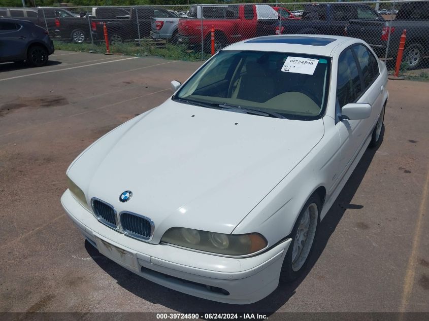 2003 BMW 530Ia VIN: WBADT634X3CK42952 Lot: 39724590