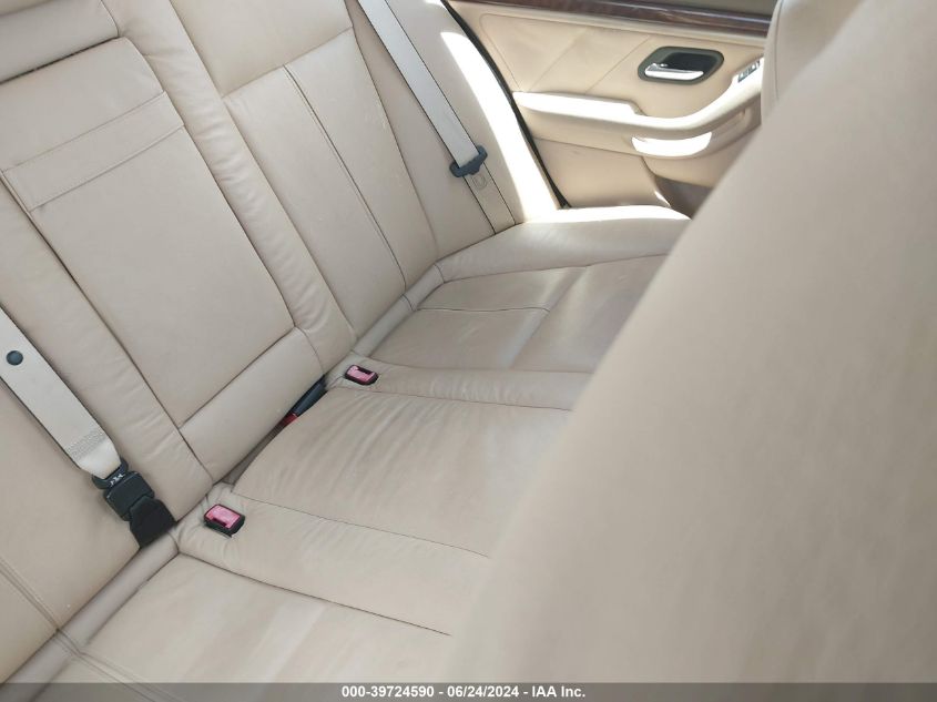 2003 BMW 530Ia VIN: WBADT634X3CK42952 Lot: 39724590