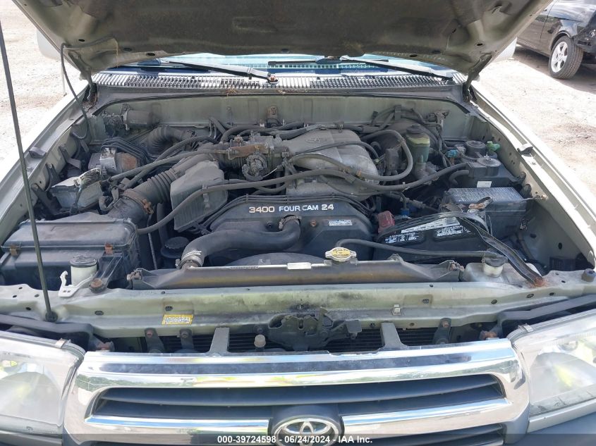 2000 Toyota 4Runner Sr5 V6 VIN: JT3HN86R5Y0317569 Lot: 39724598