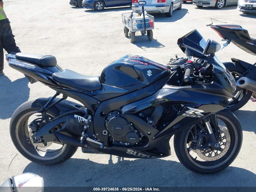 2009 Suzuki Gsx-R750 VIN: JS1GR7LA792100478 Lot: 39724638