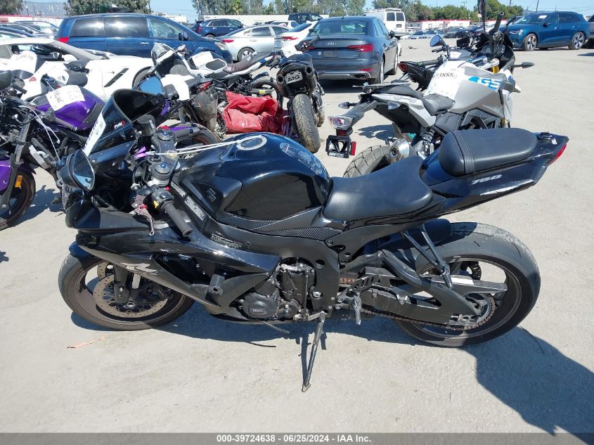 2009 Suzuki Gsx-R750 VIN: JS1GR7LA792100478 Lot: 39724638