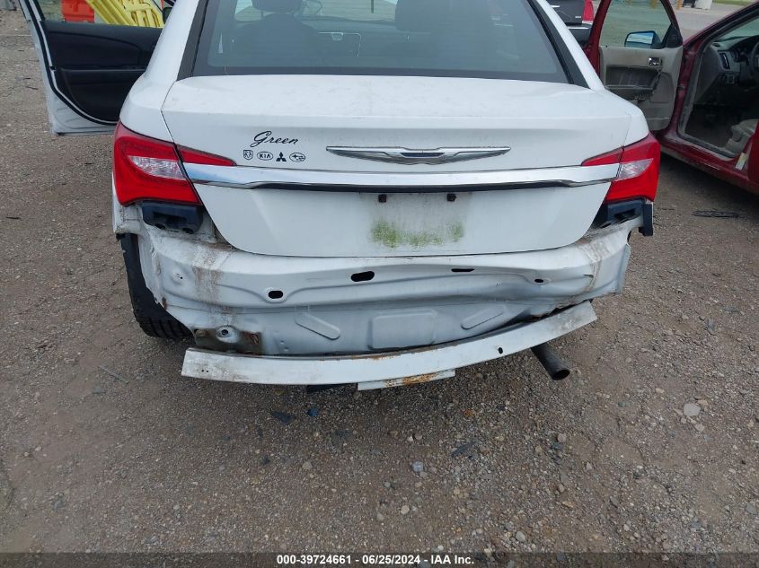 2012 Chrysler 200 Lx VIN: 1C3CCBAB9CN318744 Lot: 39724661