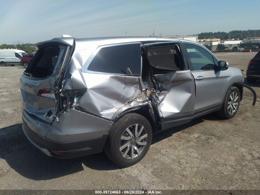 2020 Honda Pilot Exl VIN: 5FNYF6H53LB070098 Lot: 39724663