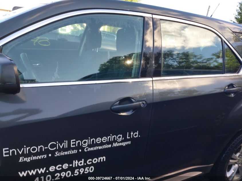 2012 Chevrolet Equinox Ls VIN: 2GNALBEK5C1252666 Lot: 39724667