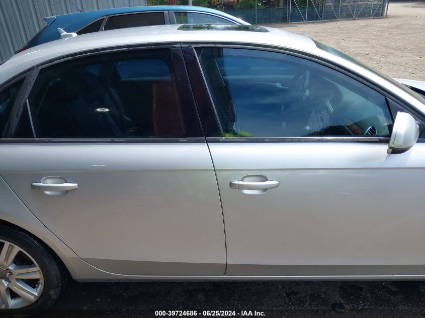 2010 Audi A4 2.0T Premium VIN: WAUAFAFL7AN009094 Lot: 39724686