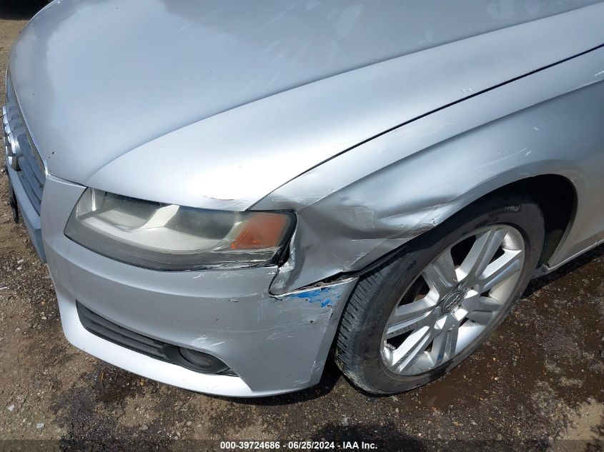 2010 Audi A4 2.0T Premium VIN: WAUAFAFL7AN009094 Lot: 39724686