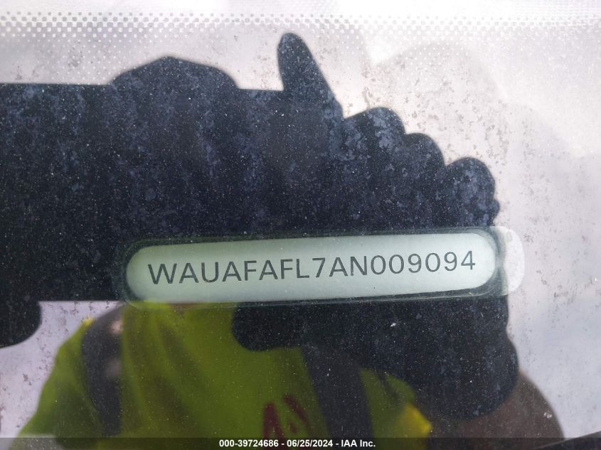 2010 Audi A4 2.0T Premium VIN: WAUAFAFL7AN009094 Lot: 39724686