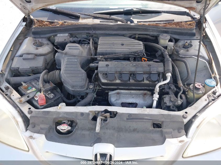 2003 Honda Civic Lx VIN: 1HGEM21543L026640 Lot: 39724687