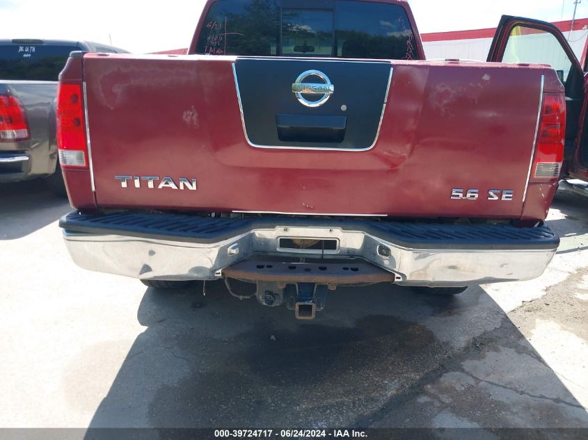 2004 Nissan Titan Se VIN: 1N6AA07A24N578977 Lot: 39724717