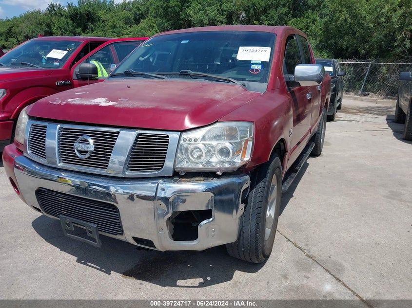 2004 Nissan Titan Se VIN: 1N6AA07A24N578977 Lot: 39724717