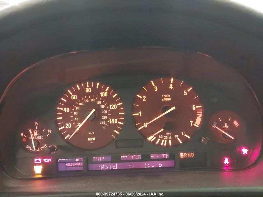 2003 BMW 530Ia VIN: WBADT63413CK39390 Lot: 39724735