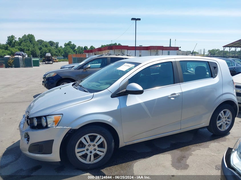2012 Chevrolet Sonic 2Lt VIN: 1G1JC6SH7C4105531 Lot: 39724844