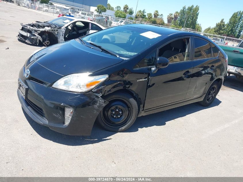 2015 Toyota Prius Two VIN: JTDKN3DU1F2002331 Lot: 39724870