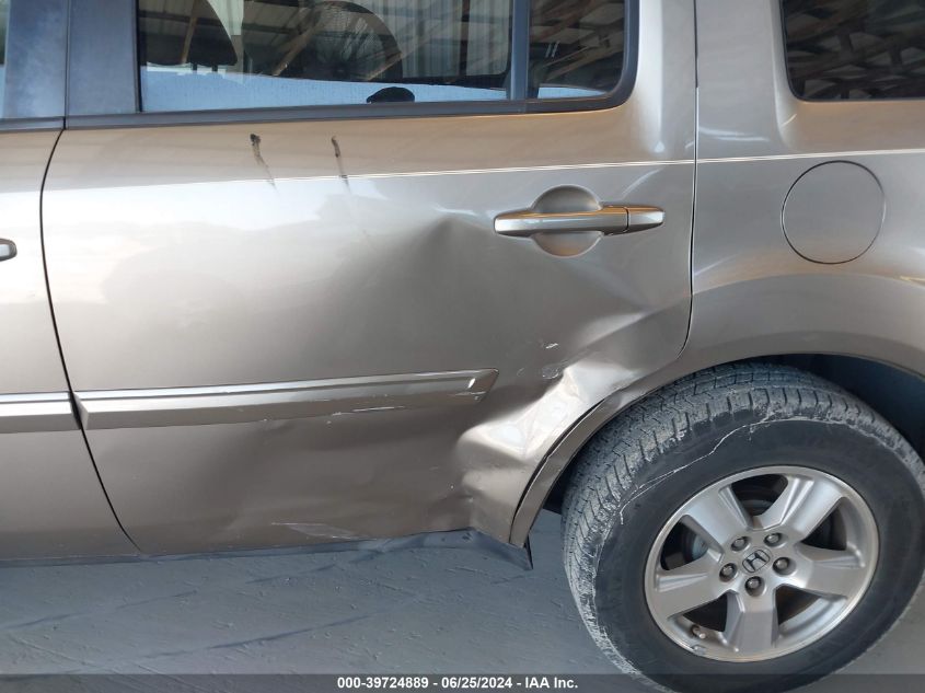 2011 Honda Pilot Ex-L VIN: 5FNYF3H6XBB032664 Lot: 39724889